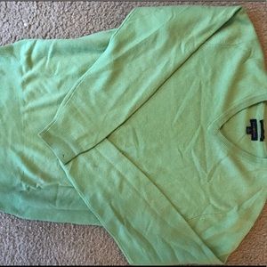 Club Room Cashmere Lime Green Sweater